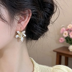 Alloy Enamel Leverback Earrings&nbsp;WGBBE2E-01