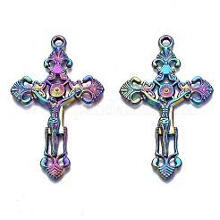 Rainbow Color Alloy Big Pendants&nbsp;PALLOY-N156-155-NR