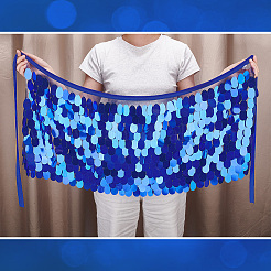Polyester Tassel Belly Dance Short&nbsp;AJEW-WH0038-95B