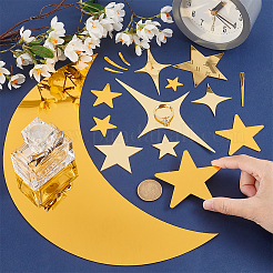 Star Acrylic Mirror Wall Stickers&nbsp;DIY-PH0017-37A