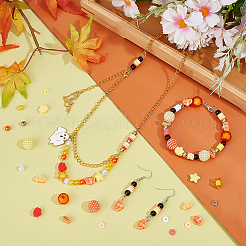 Autumn Themed Beads Finding Kits&nbsp;DIY-PH0029-86