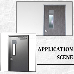 Polyester Door Curtain with Hook and Loop Fastener&nbsp;AJEW-GF0013-73A