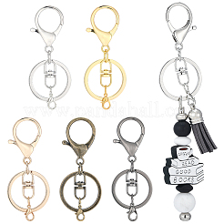 20Pcs 5 Colors Iron Keychain Clasps&nbsp;FIND-BBC0004-69