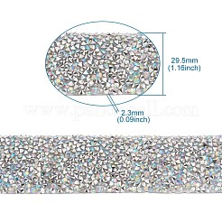 Glitter Resin Hotfix Rhinestone(Hot Melt Adhesive On The Back)&nbsp;OCOR-TAC0004-D-01