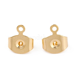 Brass Ear Nuts&nbsp;X-KK-P001-75G-B