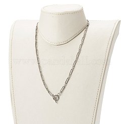 Tarnish Resistant 304 Stainless Steel Figaro Chain Necklace&nbsp;NJEW-JN03567-01