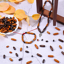 360Pcs 8 Styles Wood Beads&nbsp;WOOD-PA0001-10