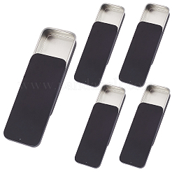 6Pcs Tinplate Storage Boxs with Slider Lids&nbsp;CON-CN0001-12A
