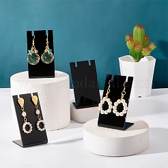 Acrylic Earring Display Stands&nbsp;EDIS-WH0029-15A-WH