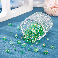 120Pcs 4 Styles Electroplate Glass Beads&nbsp;EGLA-TADJ0001-13C