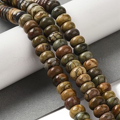 Natural Picasso Jasper Beads Strands&nbsp;G-Q161-B01-03