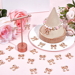 40Pcs Bowknot Alloy Enamel Pendants&nbsp;ENAM-SC0006-37