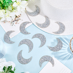 Resin Rhinestone Hotfix Rhinestone Iron on/Sew on Cloth Patches&nbsp;DIY-WH20063-030E