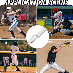 Imitation Leather Elastic Softball Belts&nbsp;AJEW-WH20006-283A