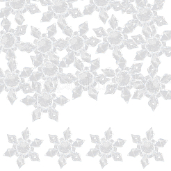100Pcs Christmas Transparent Acrylic Connector Charms&nbsp;OACR-SC0001-58