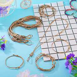 Adjustable Korean Waxed Polyester Cord Necklace & Bracelet Sets&nbsp;SJEW-TAC00008
