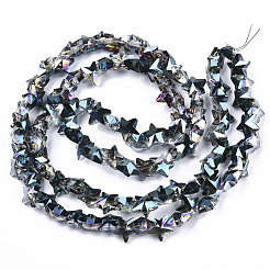 Electroplate Glass Beads Strands&nbsp;EGLA-N002-05E