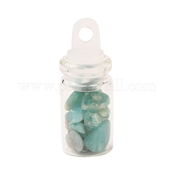 Glass Wishing Bottle Pendants&nbsp;PALLOY-JF00512