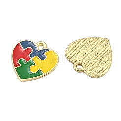 Alloy Enamel Pendants&nbsp;FIND-I067-01G-03