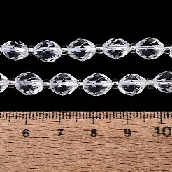 Natural Quartz Crystal Beads Strands&nbsp;G-N342-35-8x6-15