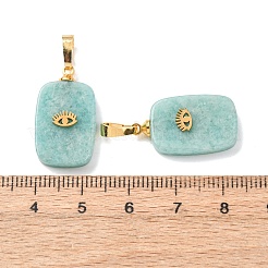 Natural Amazonite Pendants&nbsp;G-G461-05G-07