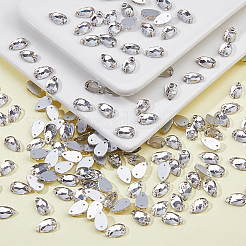 150Pcs Glass Sew on Rhinestone&nbsp;GLAA-HS0001-13