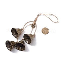 Iron Bell Pendant Decoration&nbsp;HJEW-JM02239