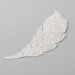 Leaf Shape Hotfix Rhinestone&nbsp;DIY-WH0034-81G