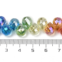 Electroplate Glass Beads Strands&nbsp;EGLA-D300-02-8mm