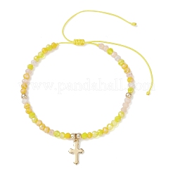 04 Stainless Steel Tiny Cross Charms Bracelets&nbsp;BJEW-JB12669