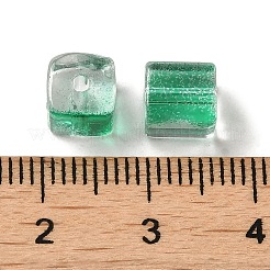 Two Tone Transparent Glass Beads&nbsp;GLAA-NH0001-03I