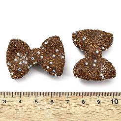 Bowknot Shape Polymer Clay Rhinestone Beads&nbsp;CLAY-NH0001-05B