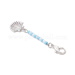 8Pcs Marine Animals Zinc Alloy Pendant Decorations&nbsp;HJEW-JM03229