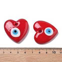 Handmade Evil Eye Lampwork Pendants&nbsp;LAMP-F035-11B