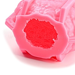 Valentine's Day 3D Embossed Rose Love Heart Candle Molds&nbsp;SIMO-H015-04
