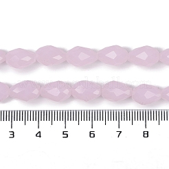Electroplate Imitation Jade Glass Beads Strands&nbsp;EGLA-N013-J6mm-D01