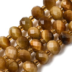 Natural Tiger Eye Beads Strands&nbsp;G-D105-B10