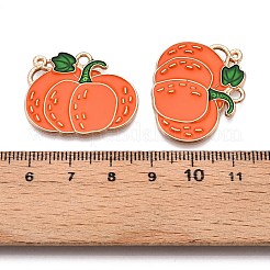 Thanksgiving Day Theme Alloy Enamel Pendants&nbsp;ENAM-T020-52G-01