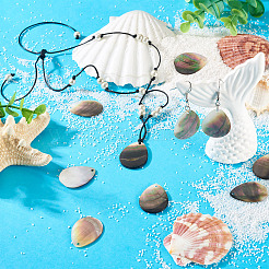 10Pcs Natural Black Lip Shell Pendants&nbsp;SHEL-TA0001-21