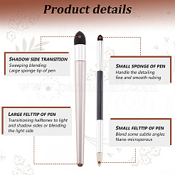 2 Sets 2 Style Plastic & Sponge Pen&nbsp;AJEW-OC0004-87