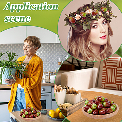 Foam Chinese Olive Display Decoration&nbsp;DJEW-GF0001-90A