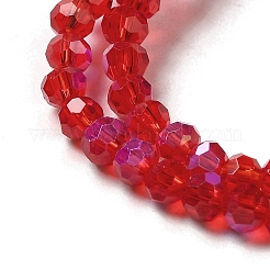 Electroplate Transparent Glass Beads Strands&nbsp;LS-EGLA-A035-T3mm-L07