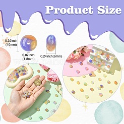 90Pcs 9 Colors Opaque Resin Beads&nbsp;FIND-CJ0004-80