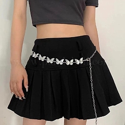 Zinc Alloy Butterfly Link Waist Chains&nbsp;WG2D3D9-01