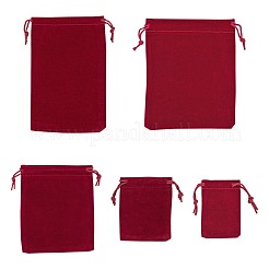 5 Style Rectangle Velvet Pouches&nbsp;TP-LS0001-01D