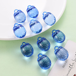 Autumn Theme Transparent Acrylic Pendants&nbsp;LS-TACR-T024-04B-940