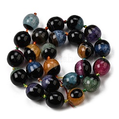 Natural Agate Beads Strands&nbsp;G-F820-B01-01