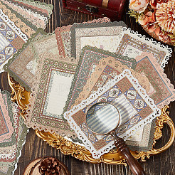 3 Sets Lace Rectangle Scrapbook Paper Pads&nbsp;AJEW-GF0011-02