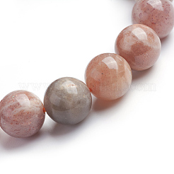 Natural Sunstone Stretch Bracelets&nbsp;X-BJEW-E373-10mm-04