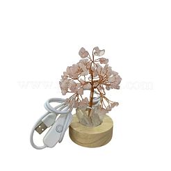 Natural Gemstone Chips Tree Night Light Lamp Decorations&nbsp;PW-WG63079-01